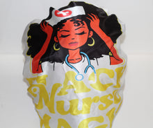 Black Nurse Magic Adjustable Satin Bonnet (Adult)